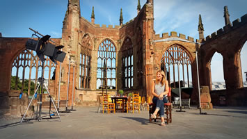 Alpha UK - Coventry Cathedral Ruins Location Shoot | Gaffer